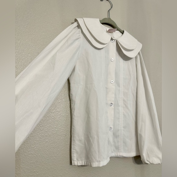 Peter Pan long sleeve button down size 7 - Picture 1 of 7